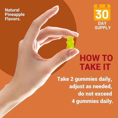 Tabla nutricional gomitas vitamina E AIHIYO 60 unidades