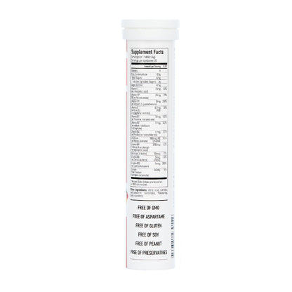 Tabla nutricional de las multivitaminas Swiss Imports