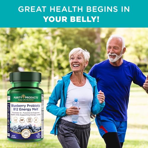 Cerca tabla nutricional Purity Products B12 probiótico arándanos