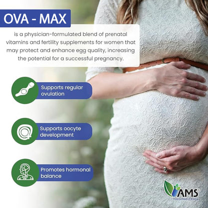 Tabla nutricional vitaminas prenatales OVA-Max