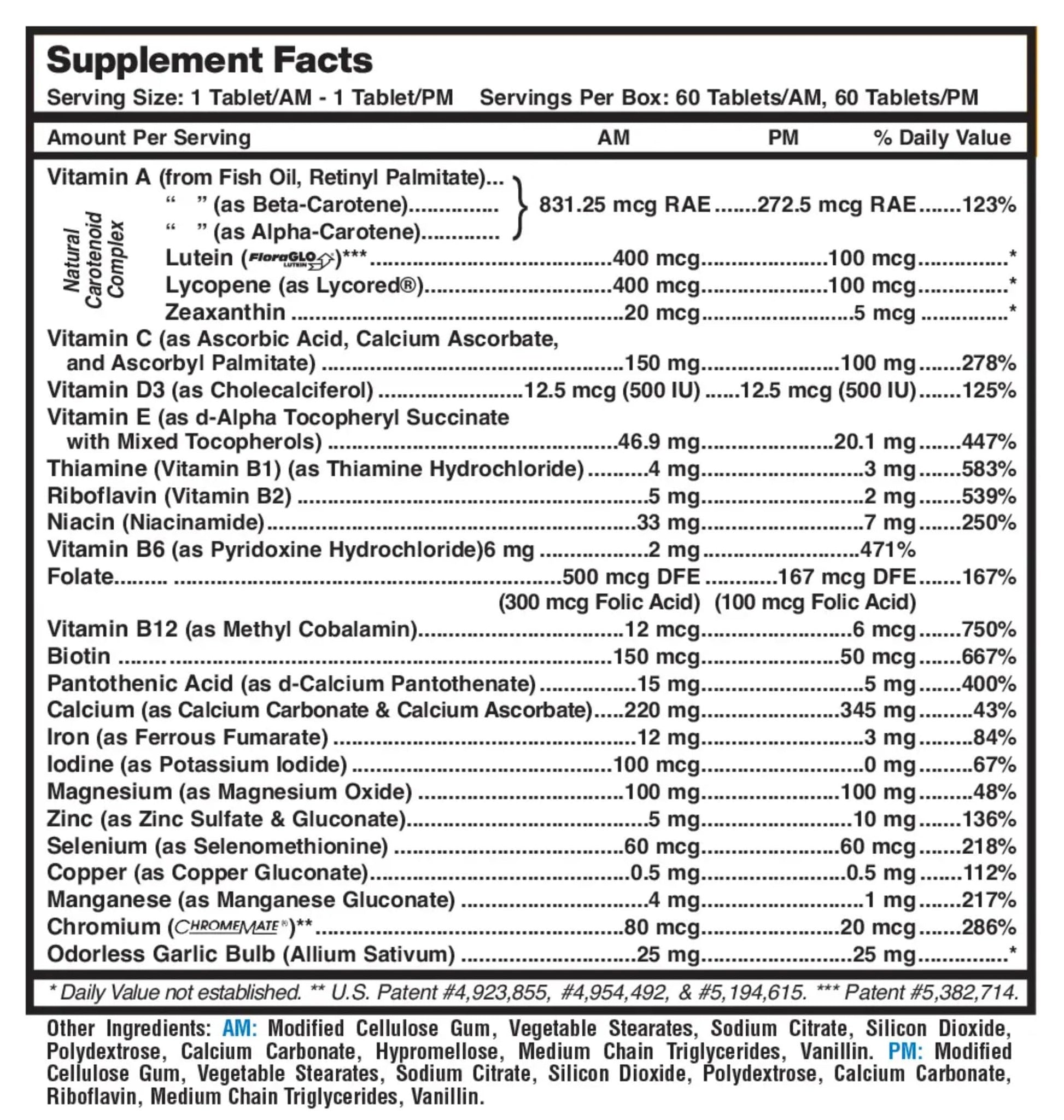 Tabla de suplementos de MDR Fitness Tabs