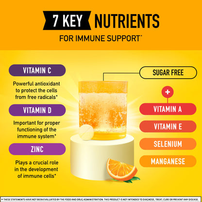 Tablet efervescente Airborne vitamina C con zinc 30 unidades