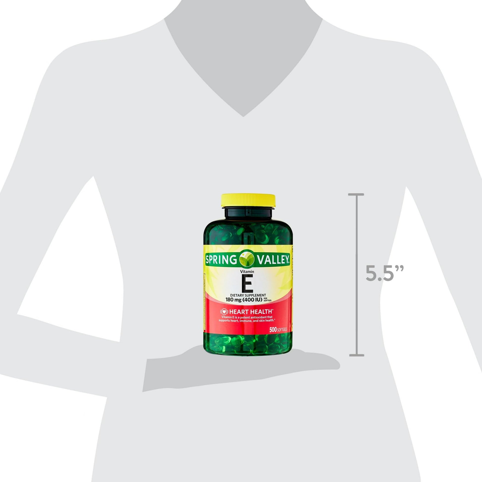 Tablet Vitamin E Spring Valley 400 iu para salud inmune