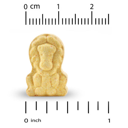 Tableta multivitaminas en forma de león para niños