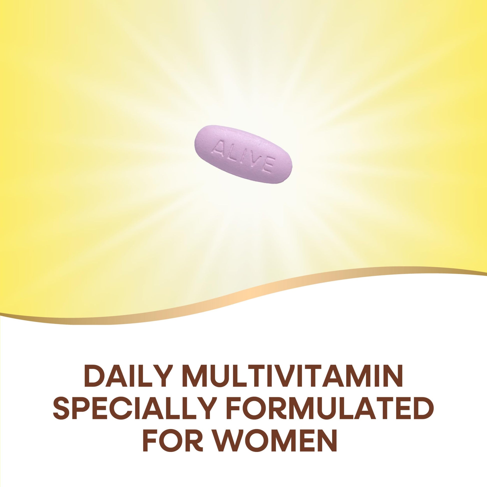 Tableta de multivitamínico Alive para mujeres