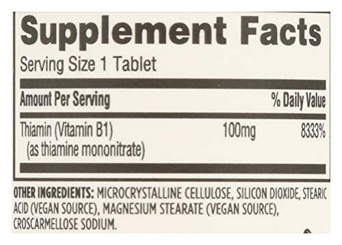 Tableta vitamina B1 de 365 Whole Foods Market