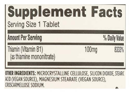 Tableta vitamina B1 de 365 Whole Foods Market