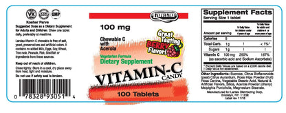 Tableta de Vitamina C Landau 100mg