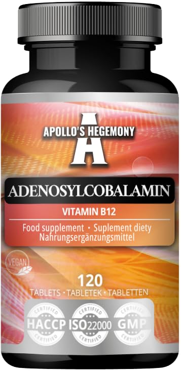 Tabletas Adenosilcobalamina vitamina b12 APOLLO'S HEGEMONY