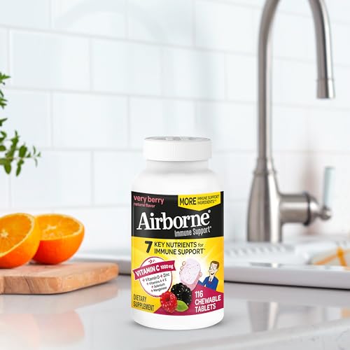 Tabletas Airborne sabor muy bayas para mejorar defensas