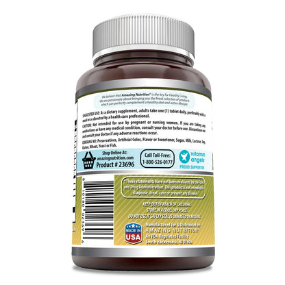 Tabletas Amazing Formulas Complejo Vitaminas B vista lateral