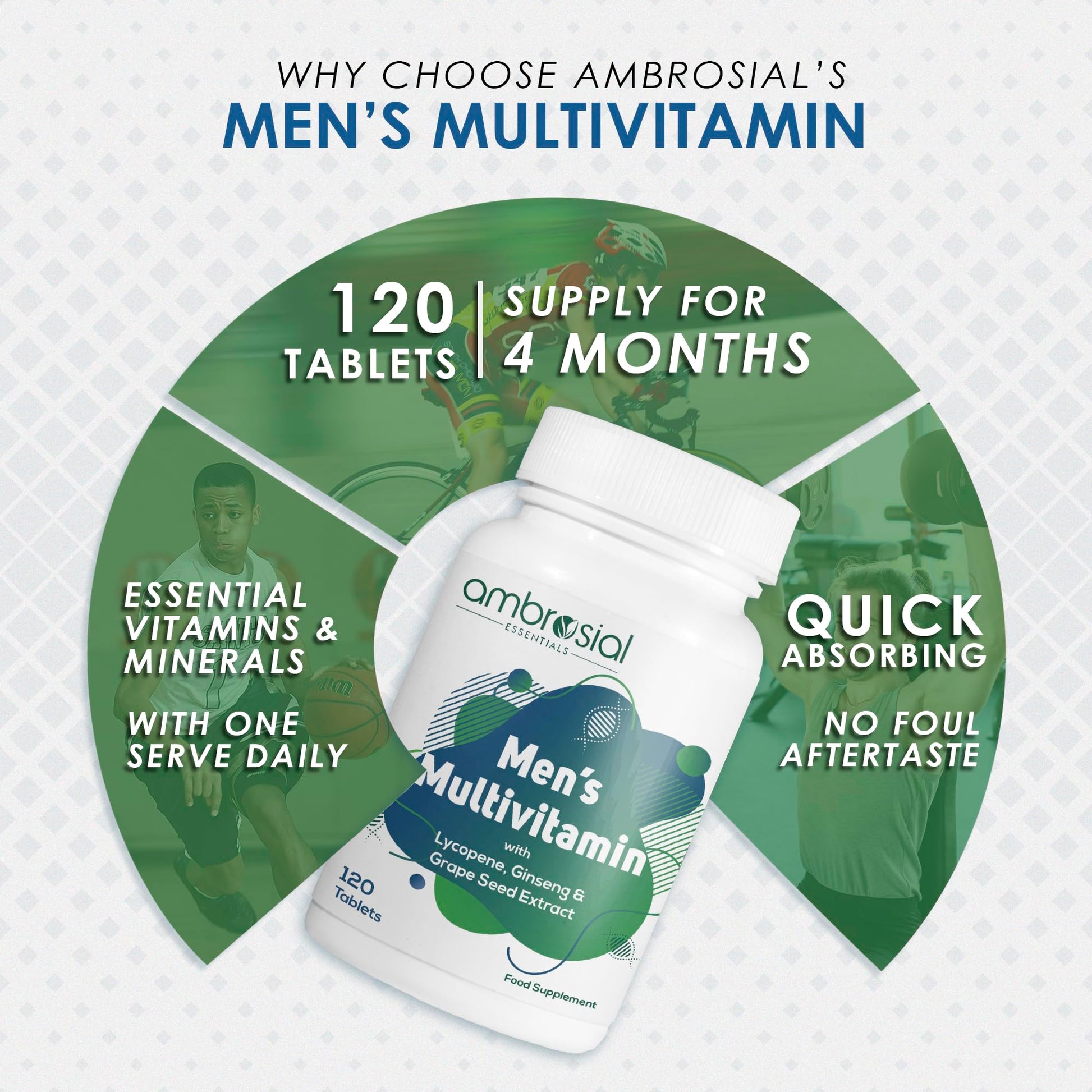 Tabletas Ambrosial para salud masculina