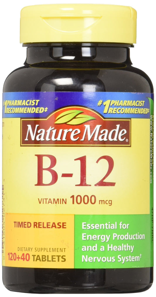 Tabletas de B-12 Nature Made liberación prolongada