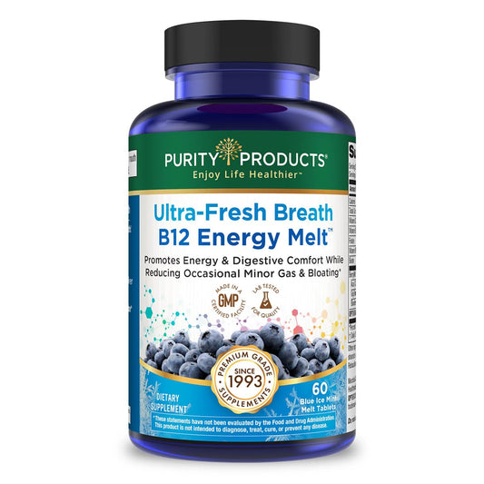 Tabletas B12 Purity Products con sabor a menta