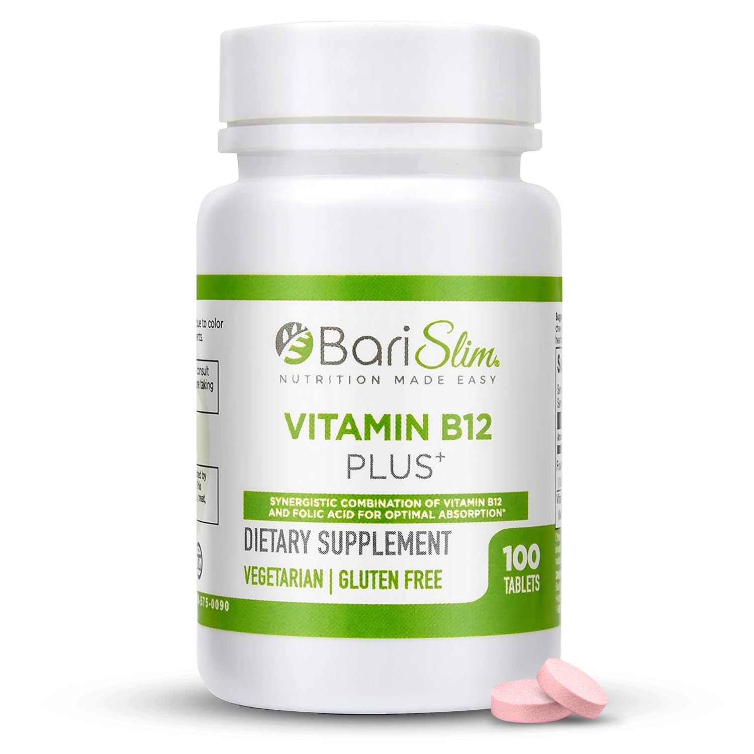 Tabletas BariSlim Vitamina B12 sabor cereza para cirugía bariátrica