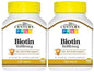 Tabletas de biotina 10000 mcg 21st Century 2 unidades