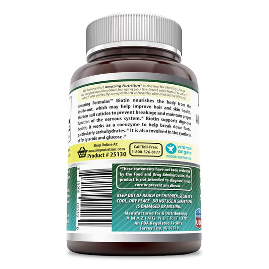 Tabletas Biotina para cabello y piel saludable