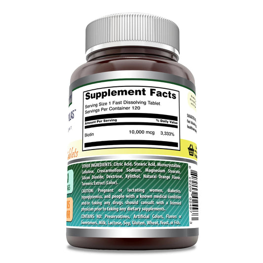 Tabletas de biotina disolución rápida Amazing Formulas