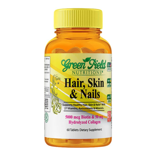 Tabletas de biotina halal Greenfield Nutritions para adultos