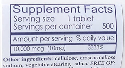 Tabletas de biotina 10mg HealthyNaturally