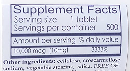 Tabletas de biotina 10mg HealthyNaturally