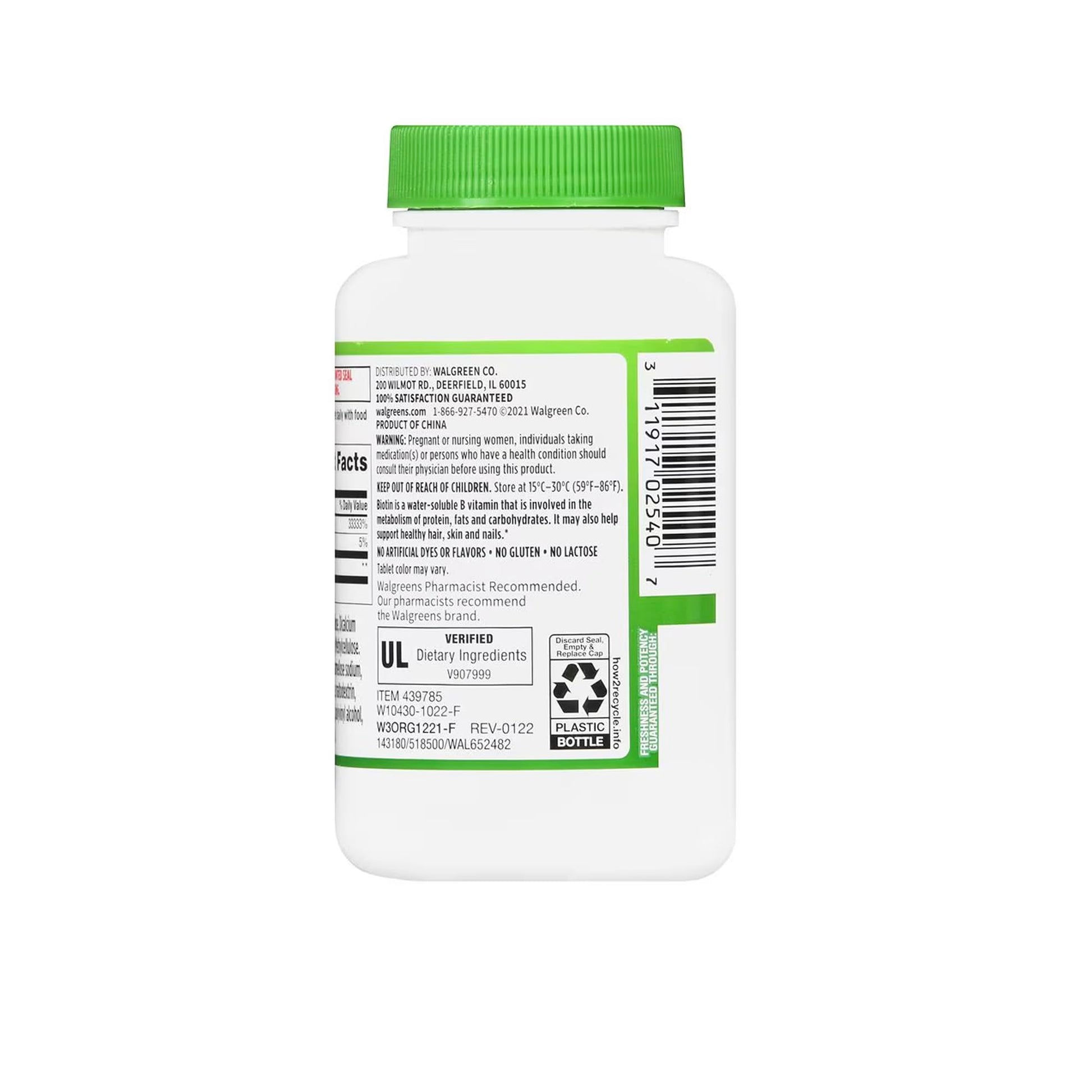 Tabletas de biotina y queratina ZZP Finest Nutrition 150 unidades