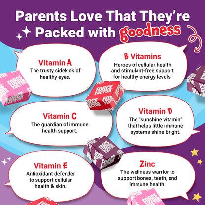 Tabletas blandas multivitaminas Force Factor para niños