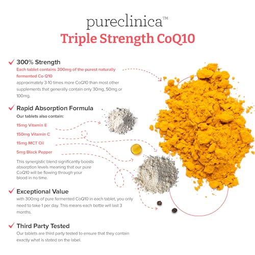 Tabletas CoQ10 pureclinica con alta potencia y vitamina C