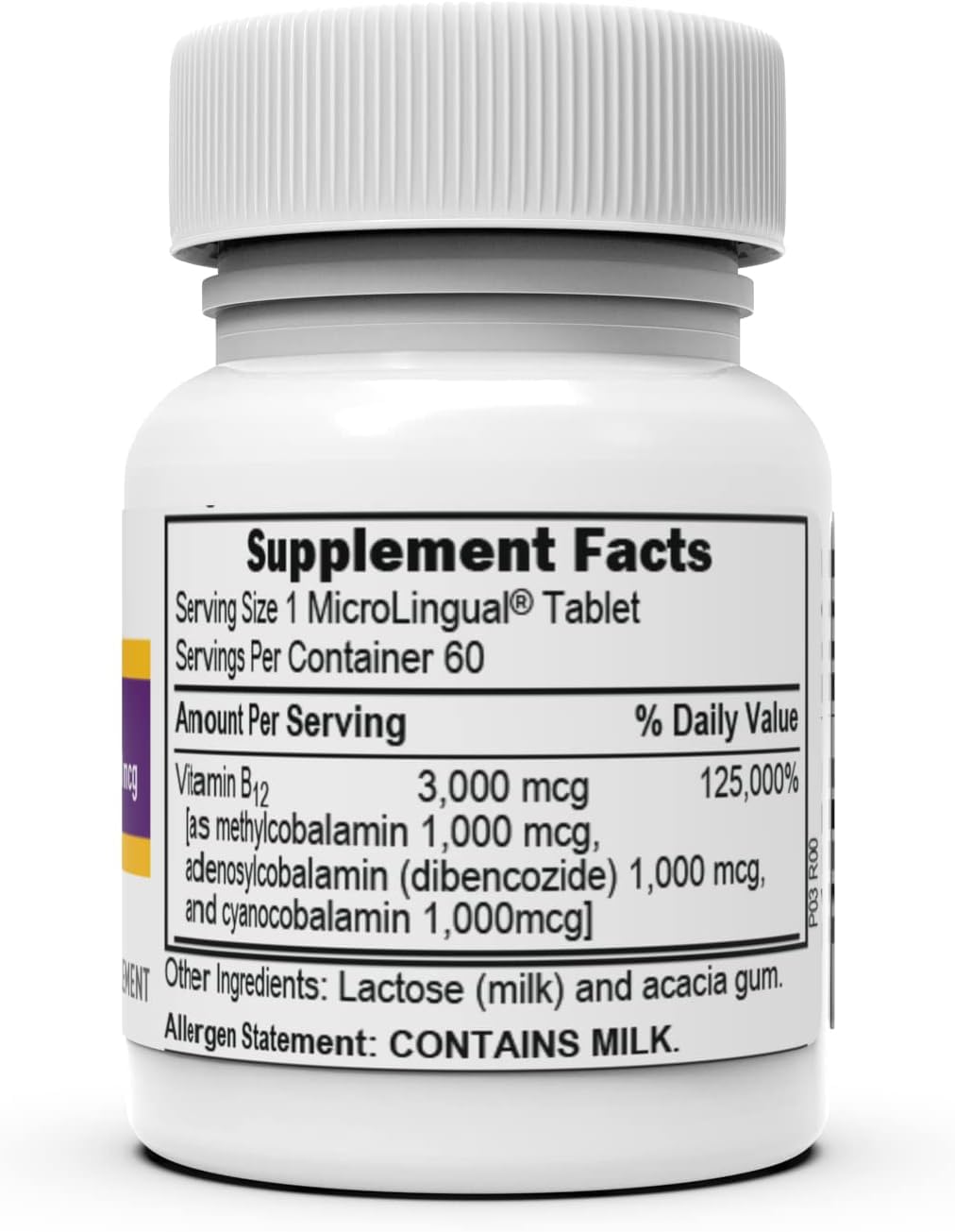 Tabletas disolución instantánea Superior Source B-12 3000 mcg