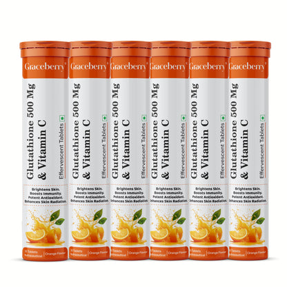 Tabletas efervescentes glutatión vitamina c GRACEBERRY paquete