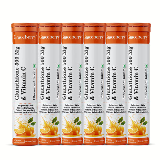 Tabletas efervescentes glutatión vitamina c GRACEBERRY paquete