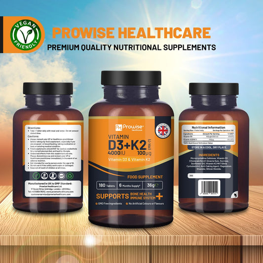 Tabletas fáciles de tragar vitamina d3 k2 para salud inmune
