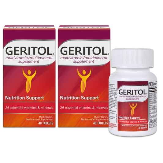 Tabletas Geritol Completo multivitaminas 40 unidades 2 pack