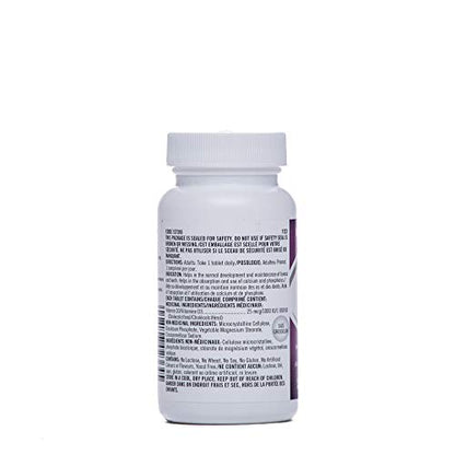 Tabletas GNC Vitamina D3 suplemento salud huesos