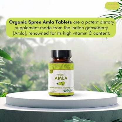 Tabletas grosella india orgánico para apoyo inmunológico natural