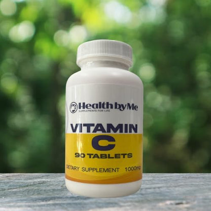 Tabletas Health By Me vitamina c antioxidante suplemento dietético
