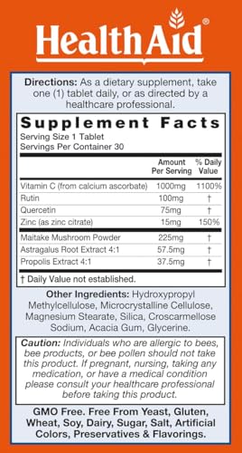 Tabletas Immuprotect sistema inmune con ingredientes naturales