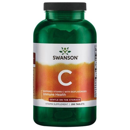 Tabletas individuales vitamina c tamponada Swanson bioflavonoides