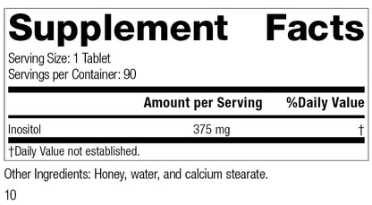 Tabletas inositol Standard Process para salud cardíaca y hepática