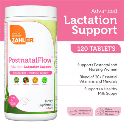 Tabletas para lactancia en vitaminas posnatal Zahler