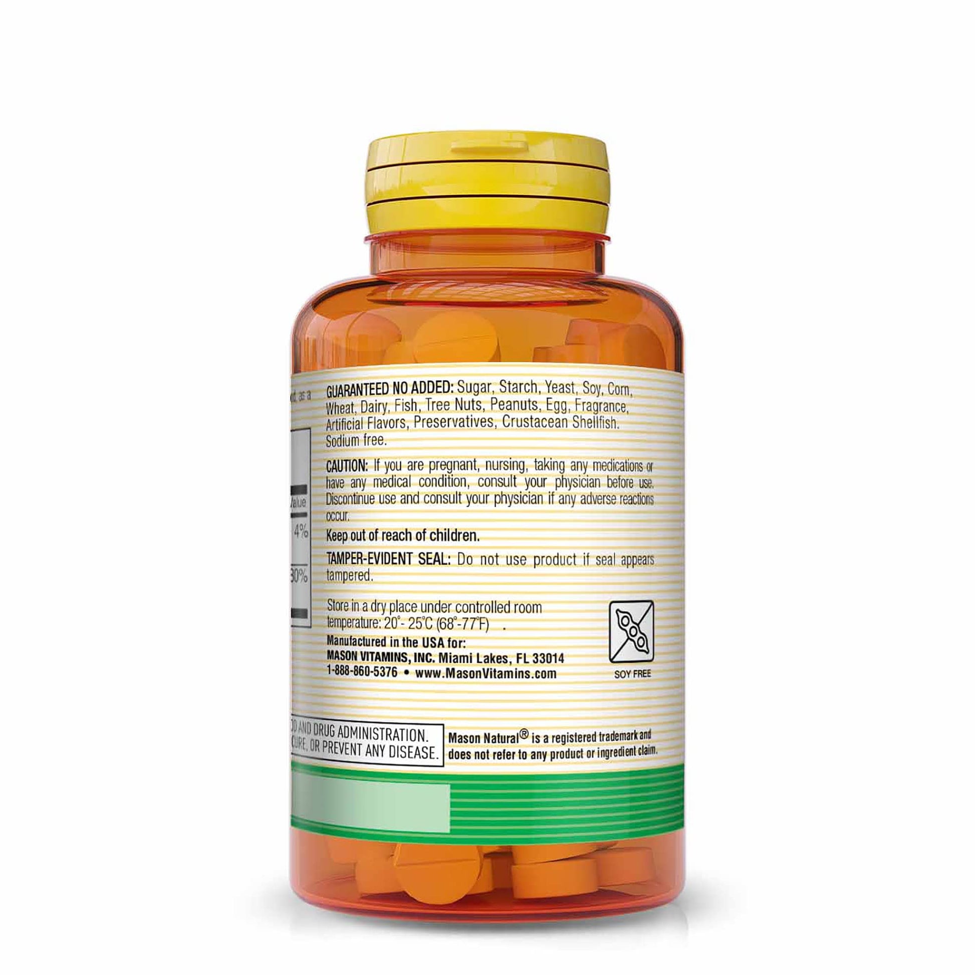 Tabletas Mason Natural vitamina B12 respaldo energético