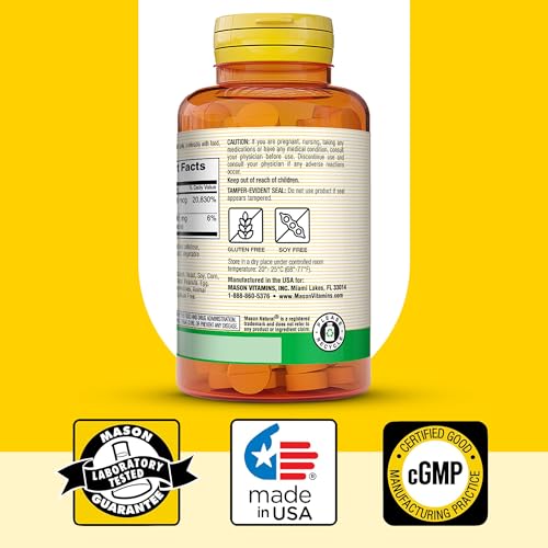 Tabletas Mason Natural Vitamina B12 foco y vitalidad