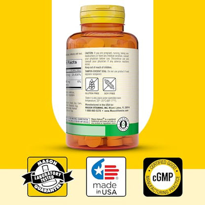 Tabletas Mason Natural Vitamina B12 foco y vitalidad