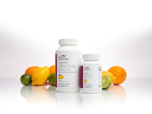 Tabletas masticables Bariatric Advantage Ultra Solo sin hierro