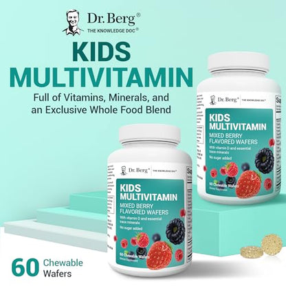 Tabletas masticables Dr. Berg para niños sin azúcar añadida