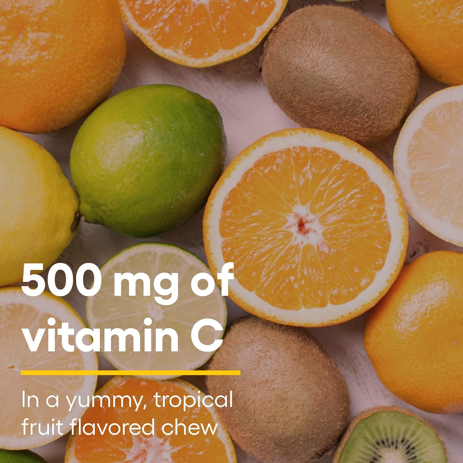 Tabletas masticables Natural Factors vitamina c para ni3os