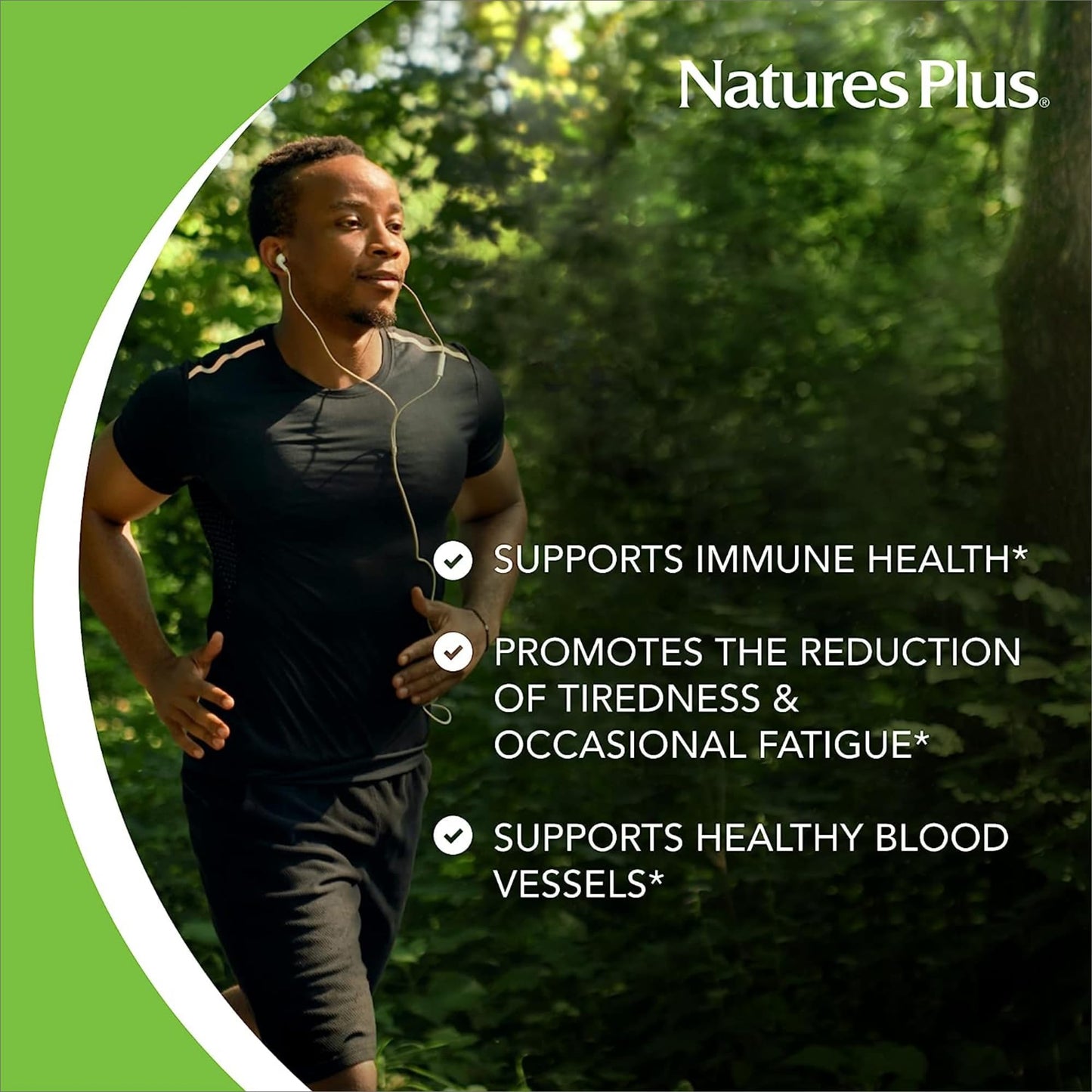 Tabletas masticables Natures Plus Vitamin C sabor naranja