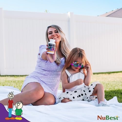 Tabletas masticables NuBest Tall Kids para niños con sabor berry