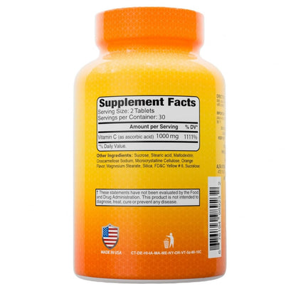 Tabletas masticables vitamina c antioxidante refuerzo inmunológico
