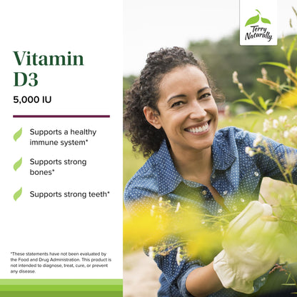 Tabletas masticables vitamina d3 terry naturally 90 unidades